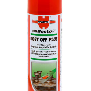 Rost Off Plus WÜRTH Desoxidante Spray 300 ml disponible en PLM SRL República Dominicana