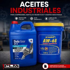 aceites industriales para compresores martillos neumáticos y equipos industriales