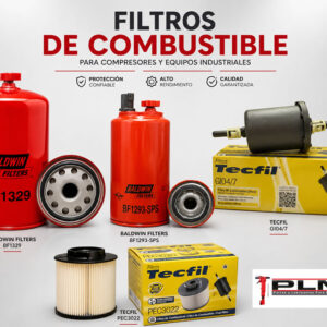 filtros de combustible para compresores y equipos industriales PLM SRL